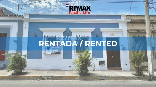 Casa colonial en renta en Centro Histórico de Mazatlán