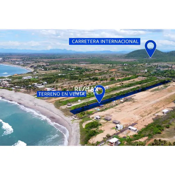 Terreno Frente al Mar en Celestino, Sinaloa