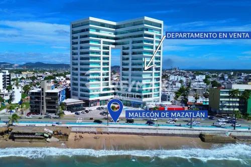 Condominio en Venta en Torre M frente al Malecón de Mazatlán